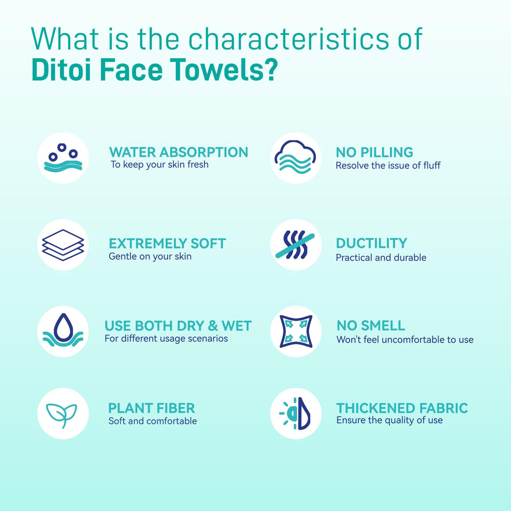 Ditoi multi-purpose disposable towel for masks makeup and travel