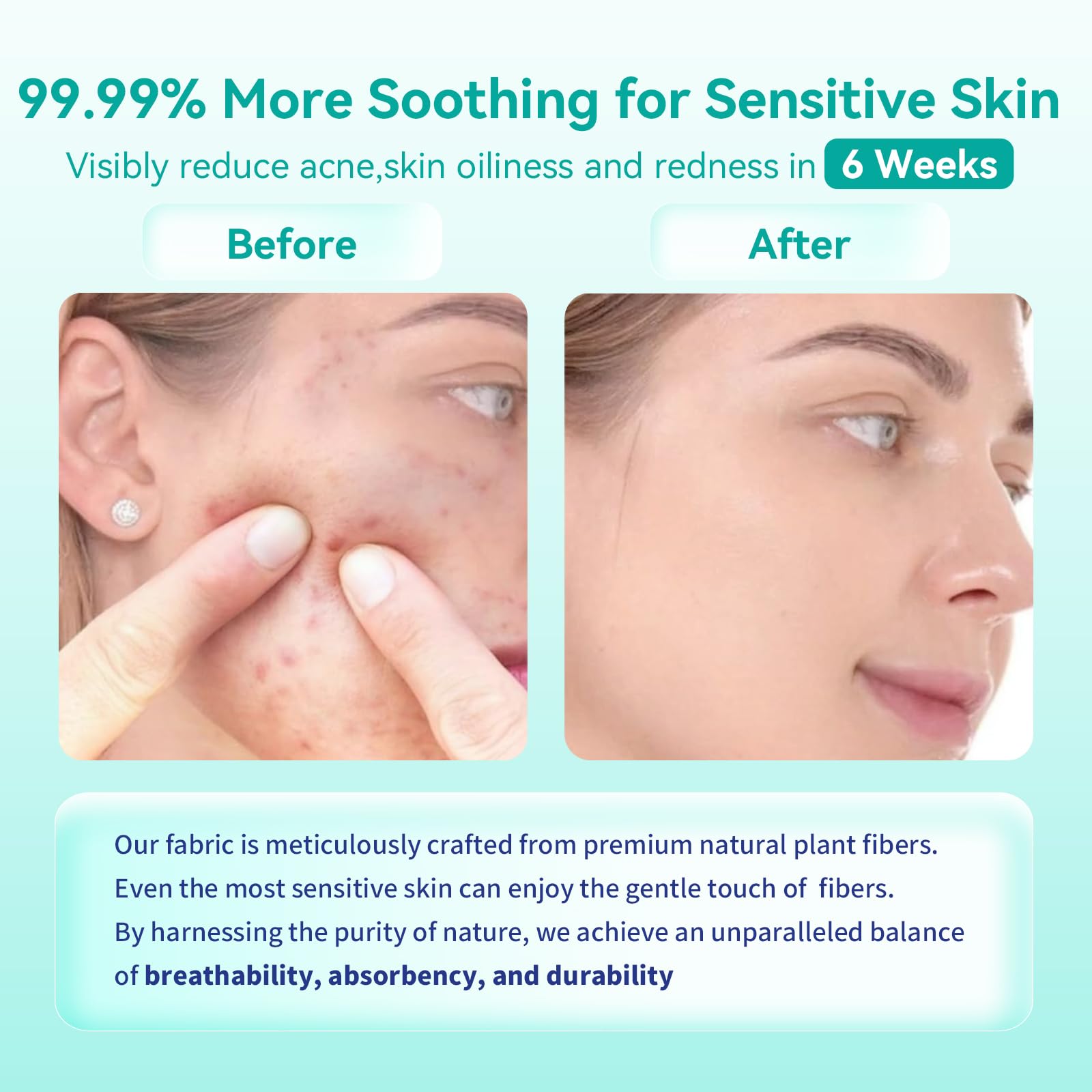 Ditoi unscented face towel suitable for sensitive skin