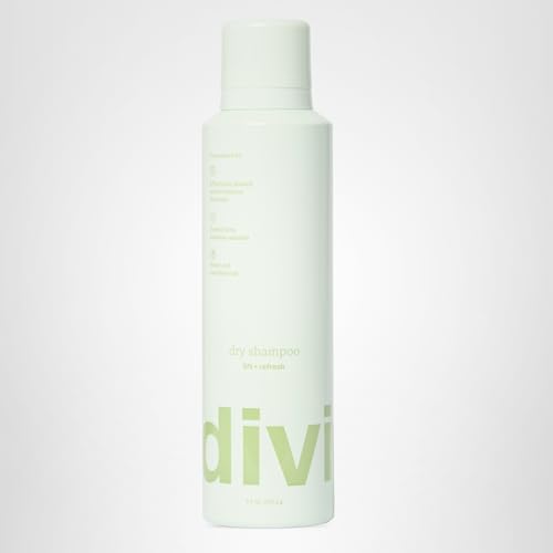 Divi Dry Shampoo on-the-go use with precise nozzle for quick refresh.