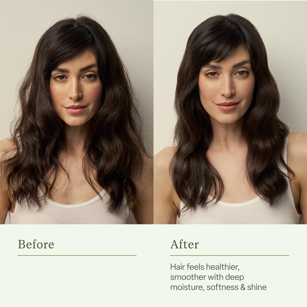 Divi Hydrating Conditioner application lengths for silky finish