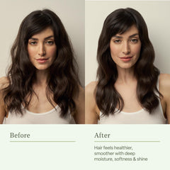 Divi Hydrating Conditioner application lengths for silky finish