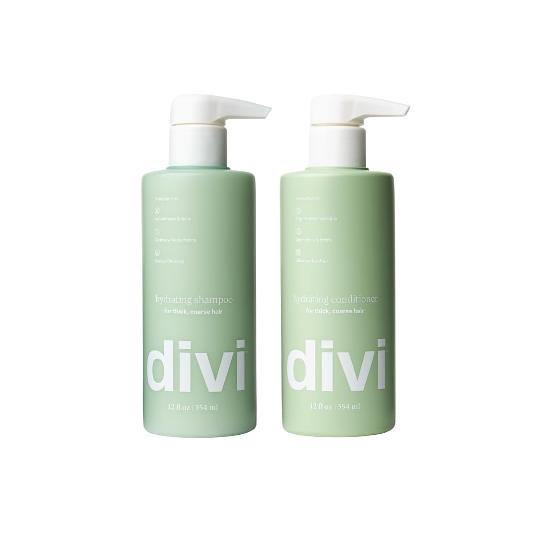 Divi Hydrating Shampoo bottle for balanced scalp and gentle cleanse