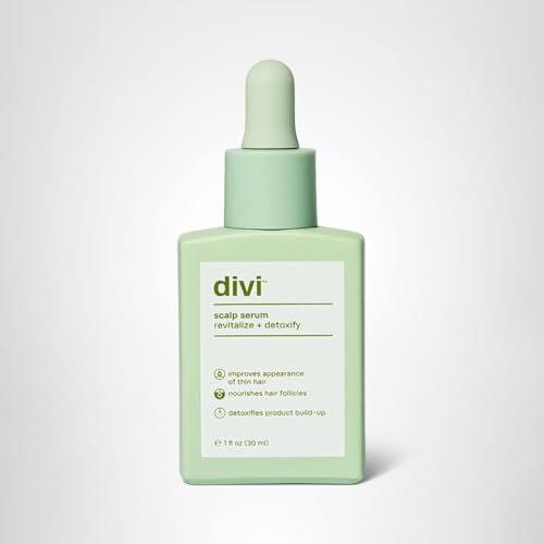 Divi Scalp Serum award badge signals trusted, clinically tested formula.