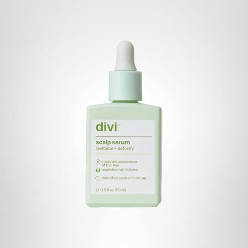 Divi Scalp Serum award-credibility label image signaling trusted, clinically-tested formula