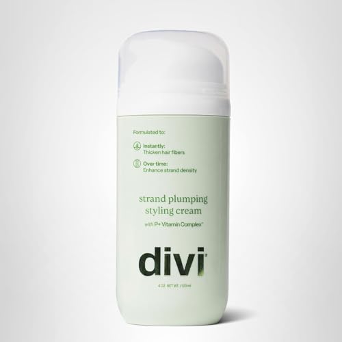 Divi Strand Styling Cream compact packaging designed for travel-friendly styling.
