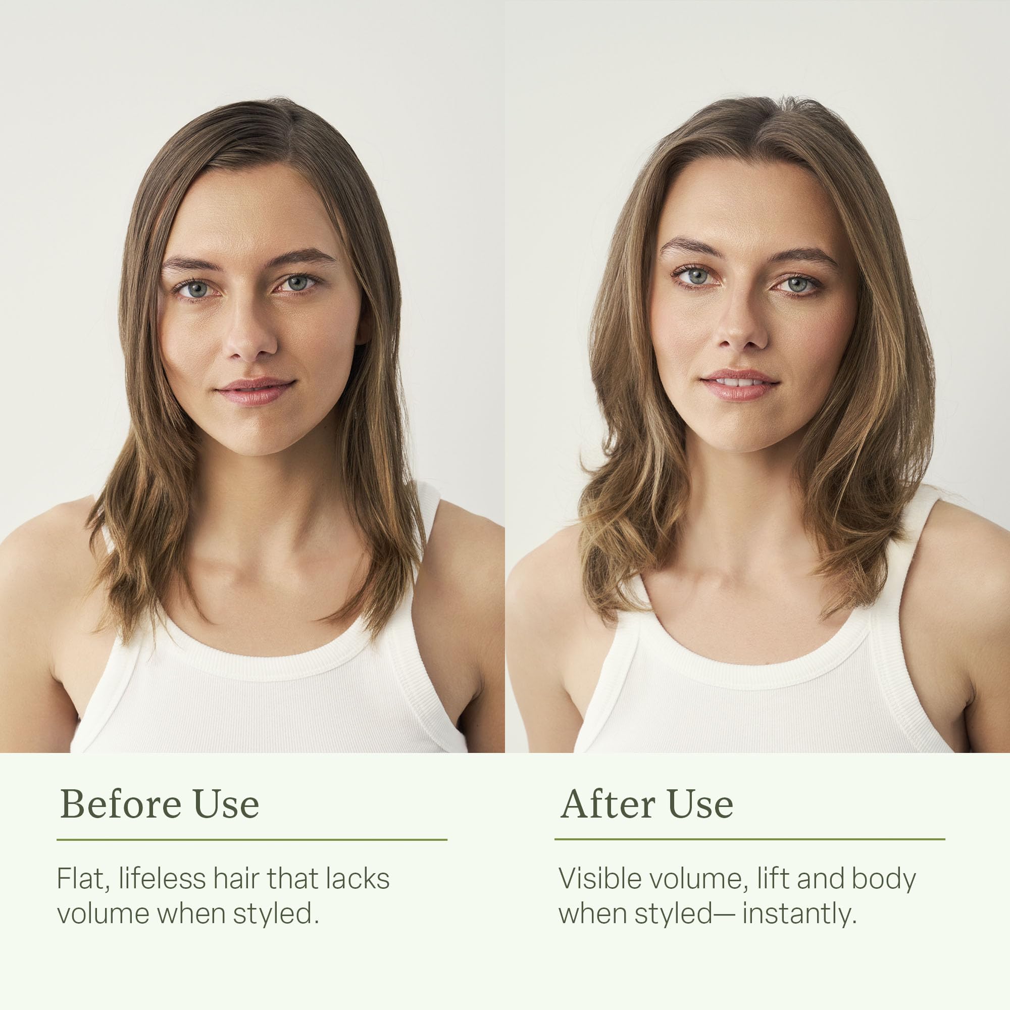 Divi Strand Styling Cream on shiny, satin-finish hair with lasting fullness.