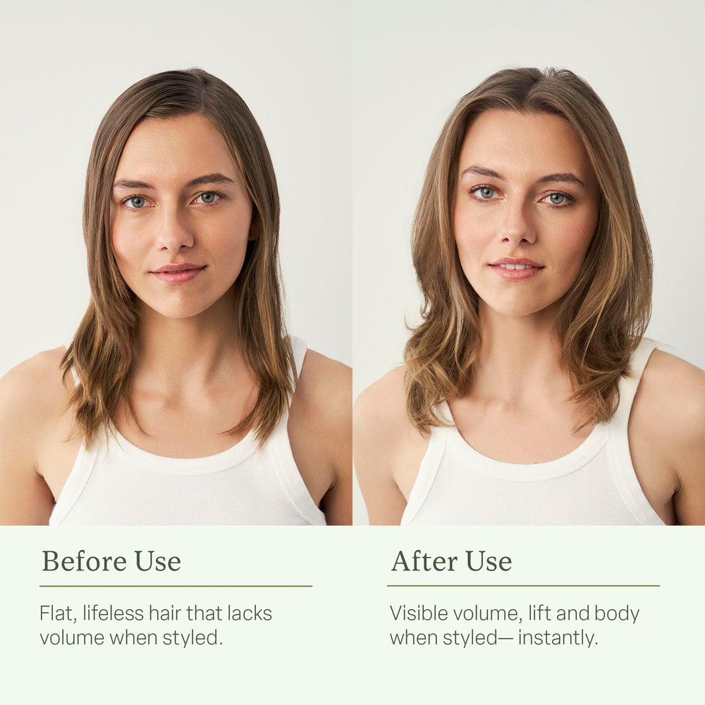 Divi Strand Styling Cream on shiny, satin-finish hair with lasting fullness.