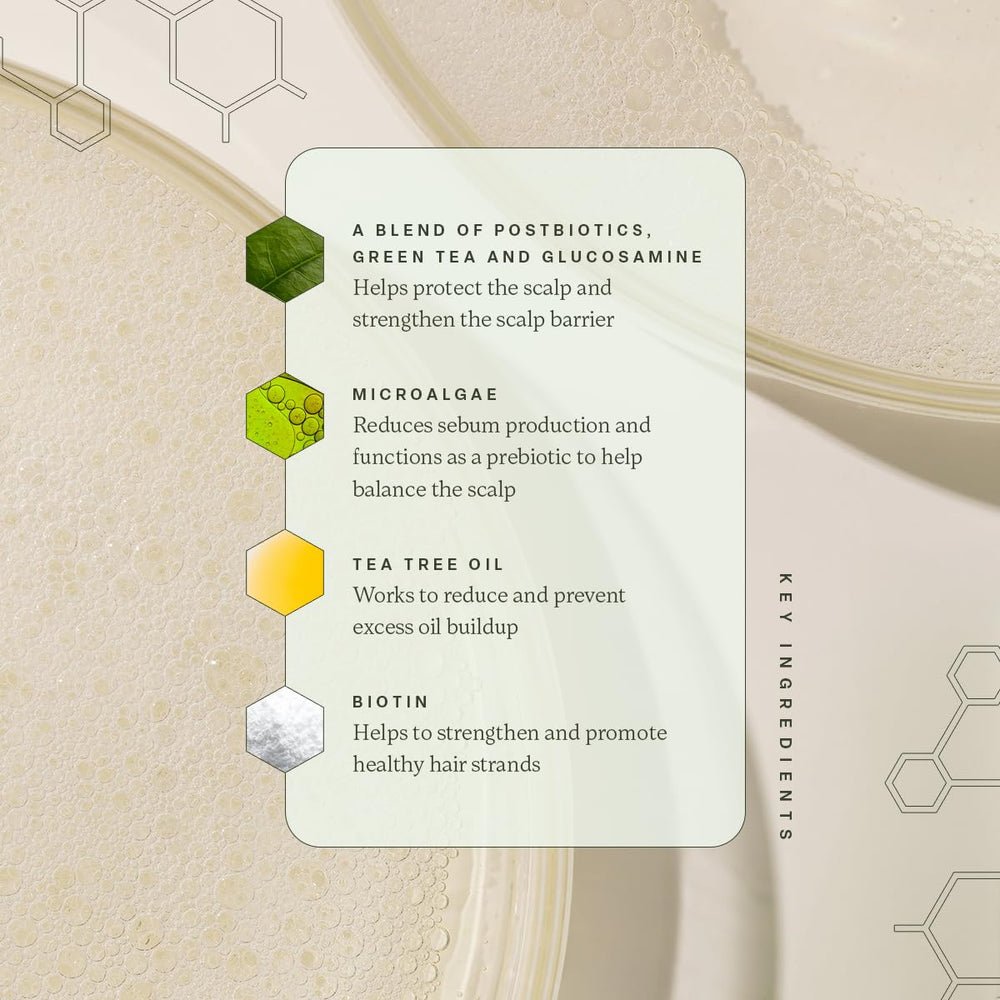 Divi volumizing shampoo tea tree essence image suggesting refreshing cleanse