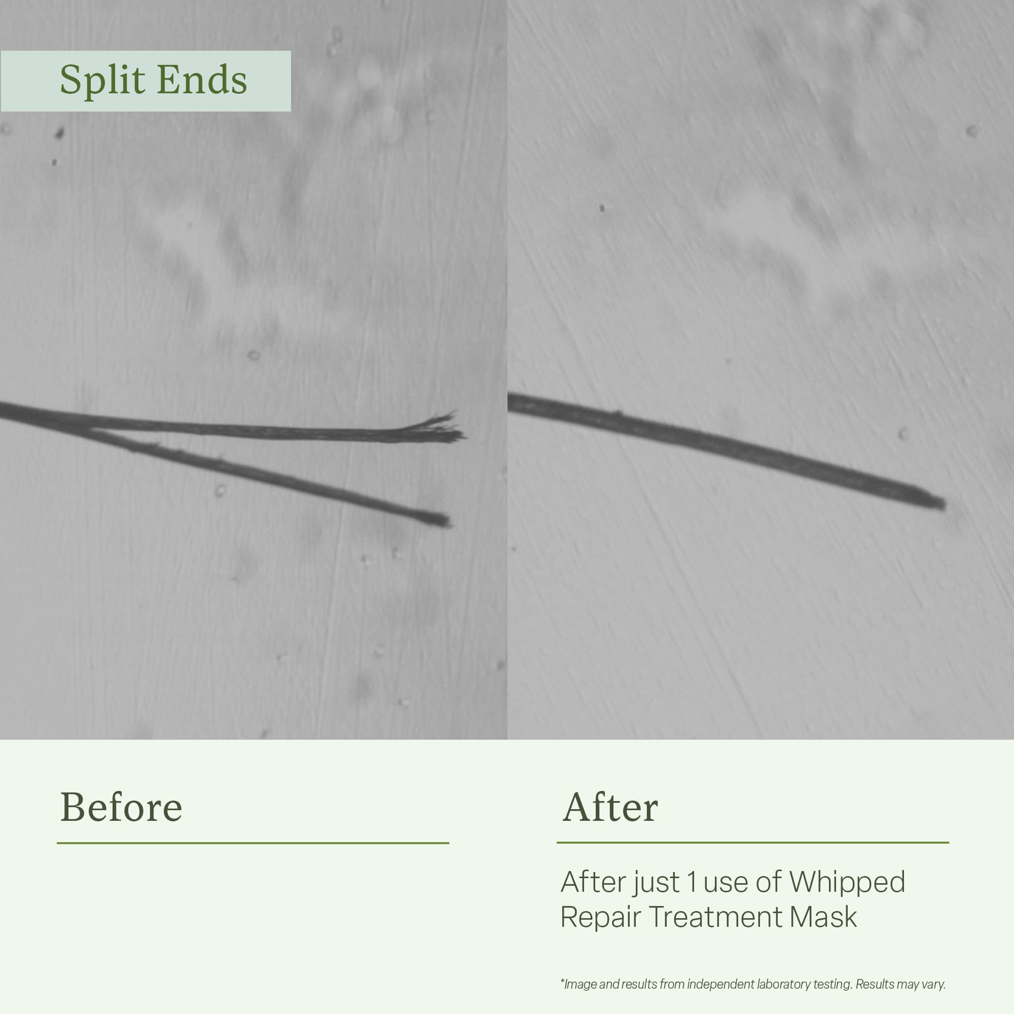 Divi Whipped Repair Mask applied after shampoo for quick 3 minute repair.