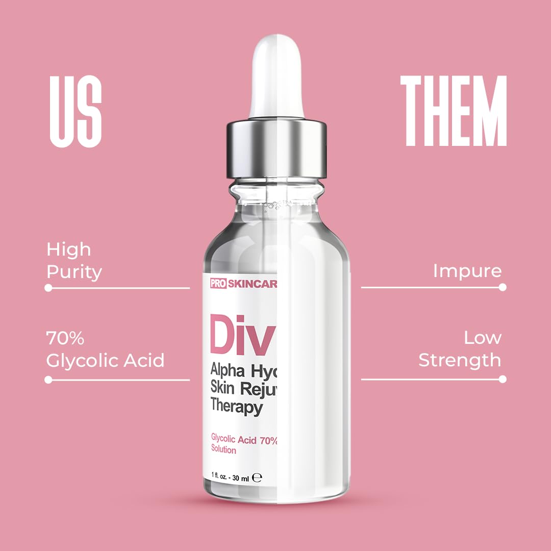 Divine Derriere glycolic peel liquid swirl highlights rich texture for exfoliation.