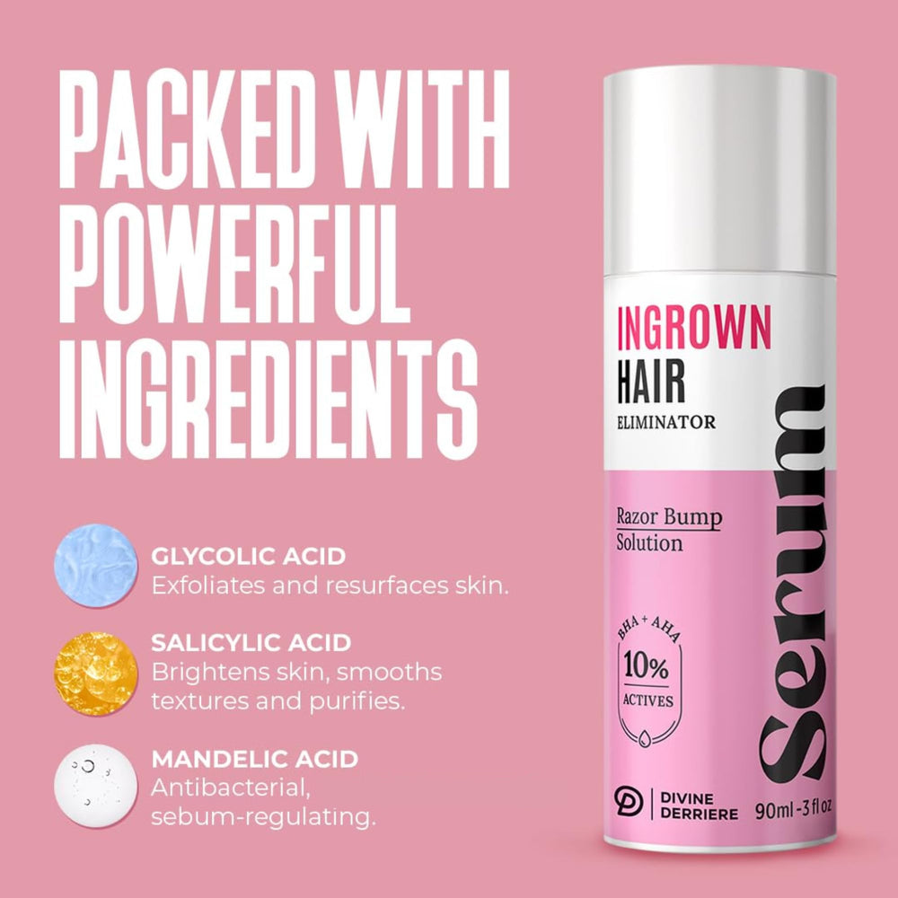 Divine Derriere Skin-Soothing Formula close-up shows cooling, calming action.