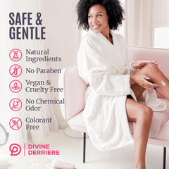 Divine Derriere underarms brightening cream showing smoother balanced tone