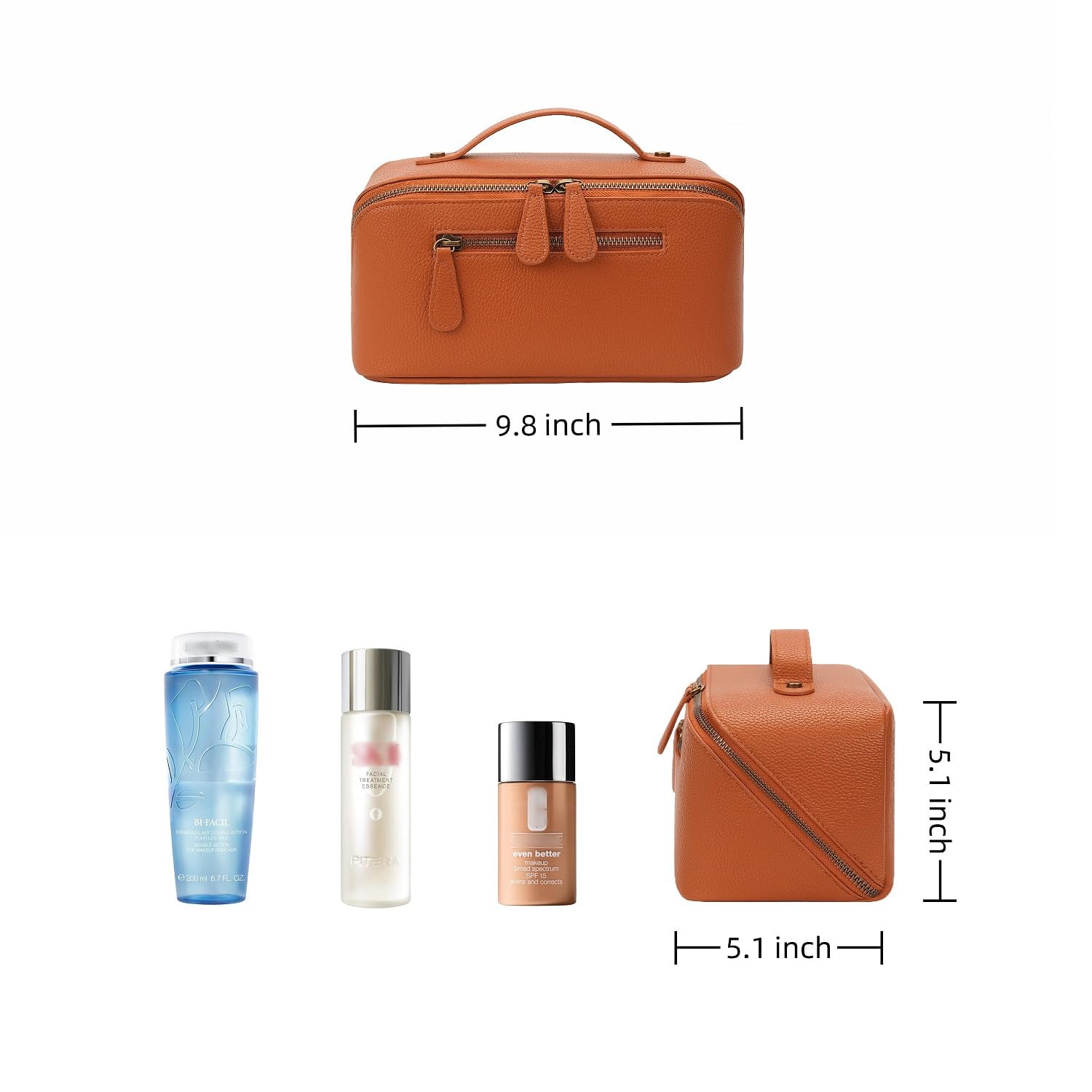 Divvia sturdy handle and smooth zipper for easy packing.