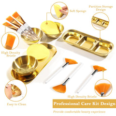DLUGOPIS white face mask applicator brush for even coverage.