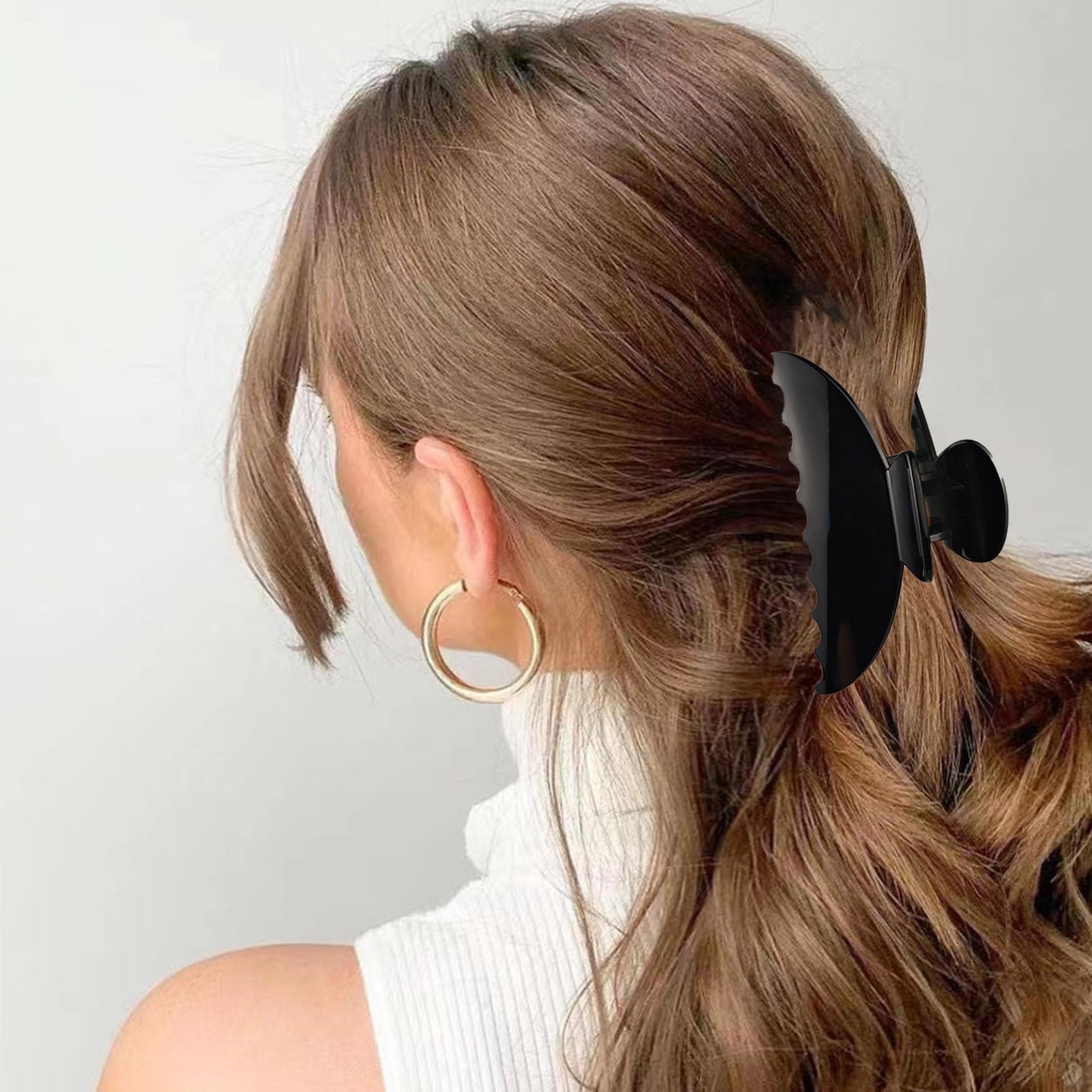 DMJHJY rounded-edge acrylic clip for comfortable all-day wear