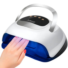 DMJWAN UV LED Nail Lamp front view with 72 beads for efficient at-home curing