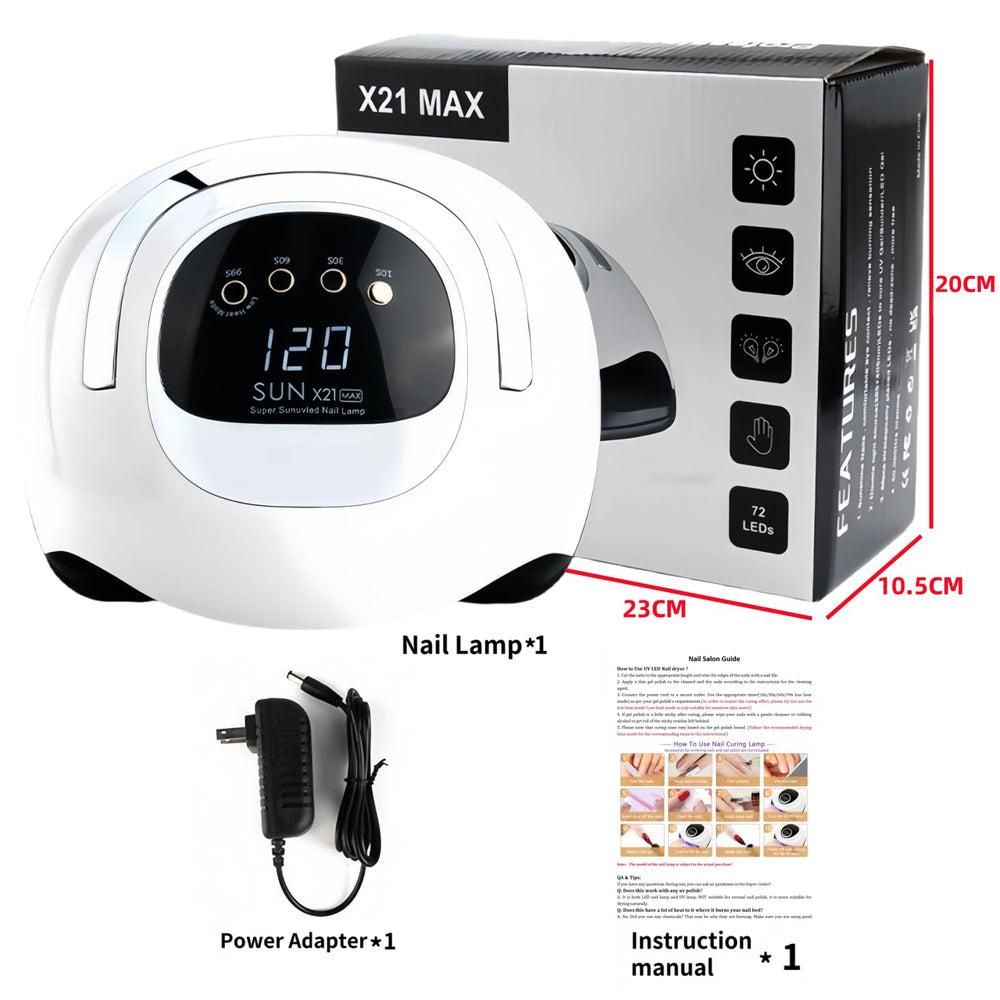 DMJWAN UV LED Nail Lamp bottom panel ventilation for stable performance