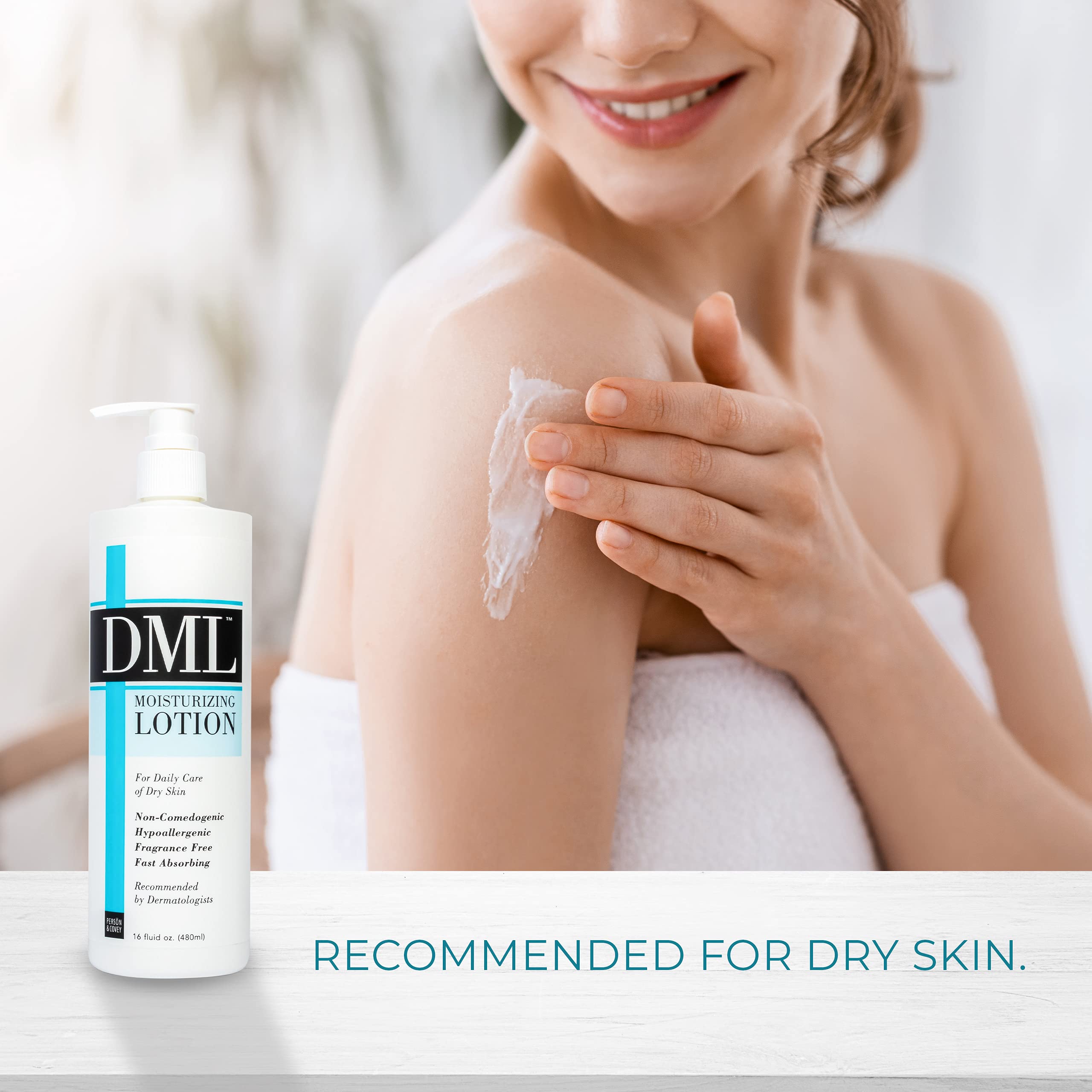 DML Moisturizing Lotion from California family-owned brand supports daily skin care.