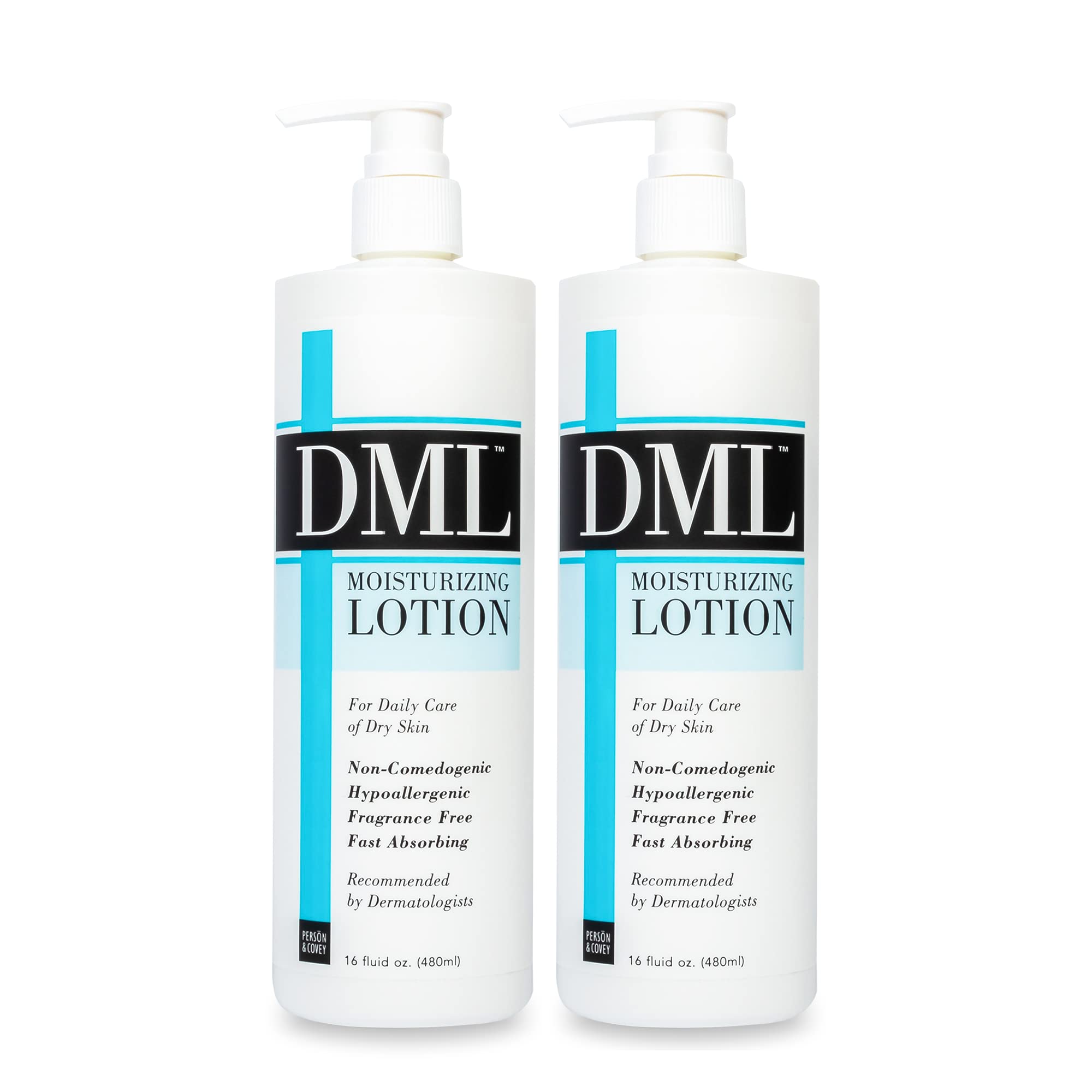 DML Moisturizing Lotion pump bottle ready for quick daily hand and body hydration.