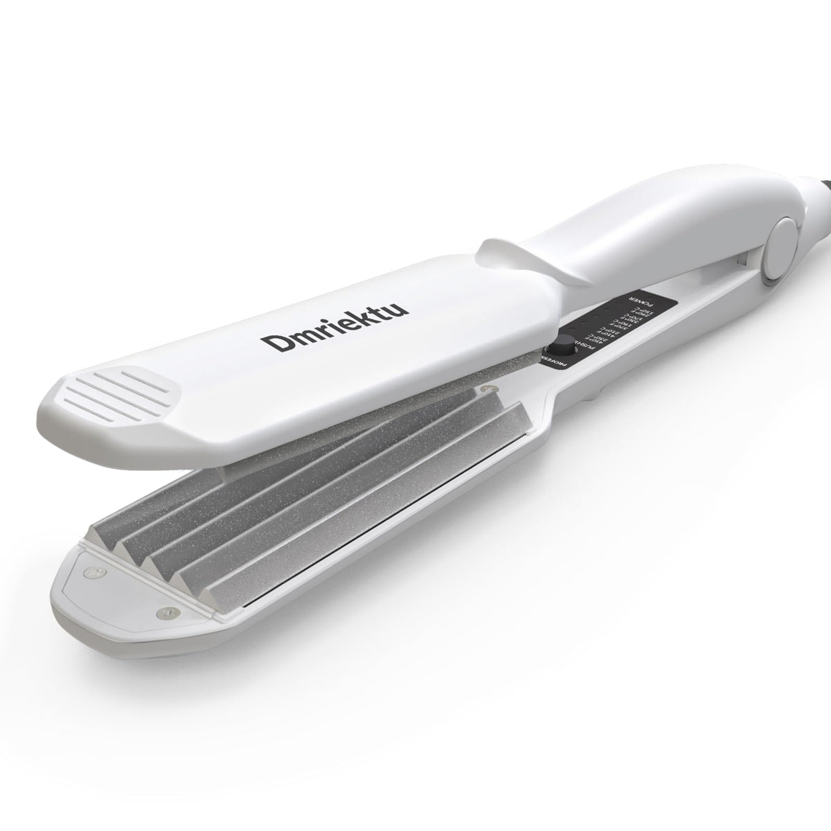 Dmriektu hair crimper ergonomic handle for comfortable daily styling.