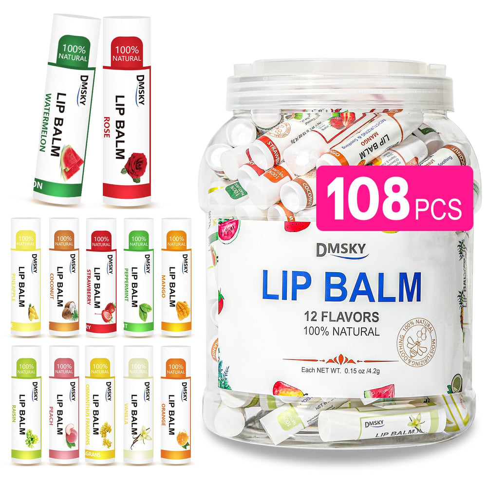 DMSKY lip balm bulk flavor assortment provides moisture and flavor variety