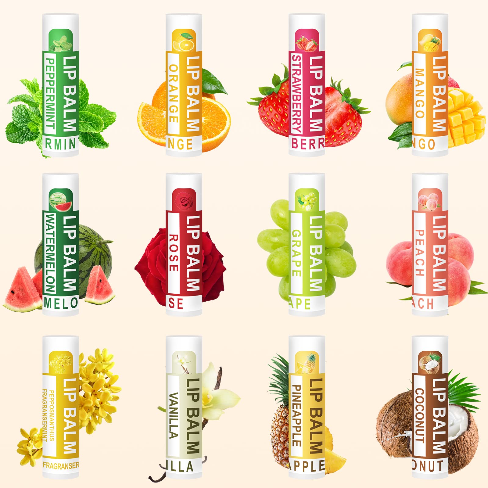DMSKY lip balm coconut oil ingredient close-up shows natural moisture.