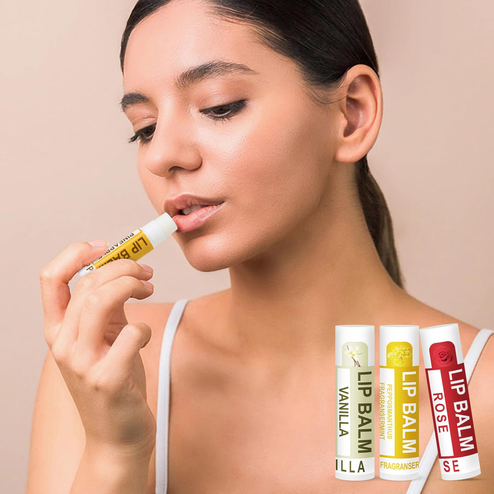 DMSKY lip balm gift set packaging suitable for holidays.