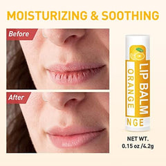 Dmsky lip balm mango flavor tube delivering soothing moisture for lips.