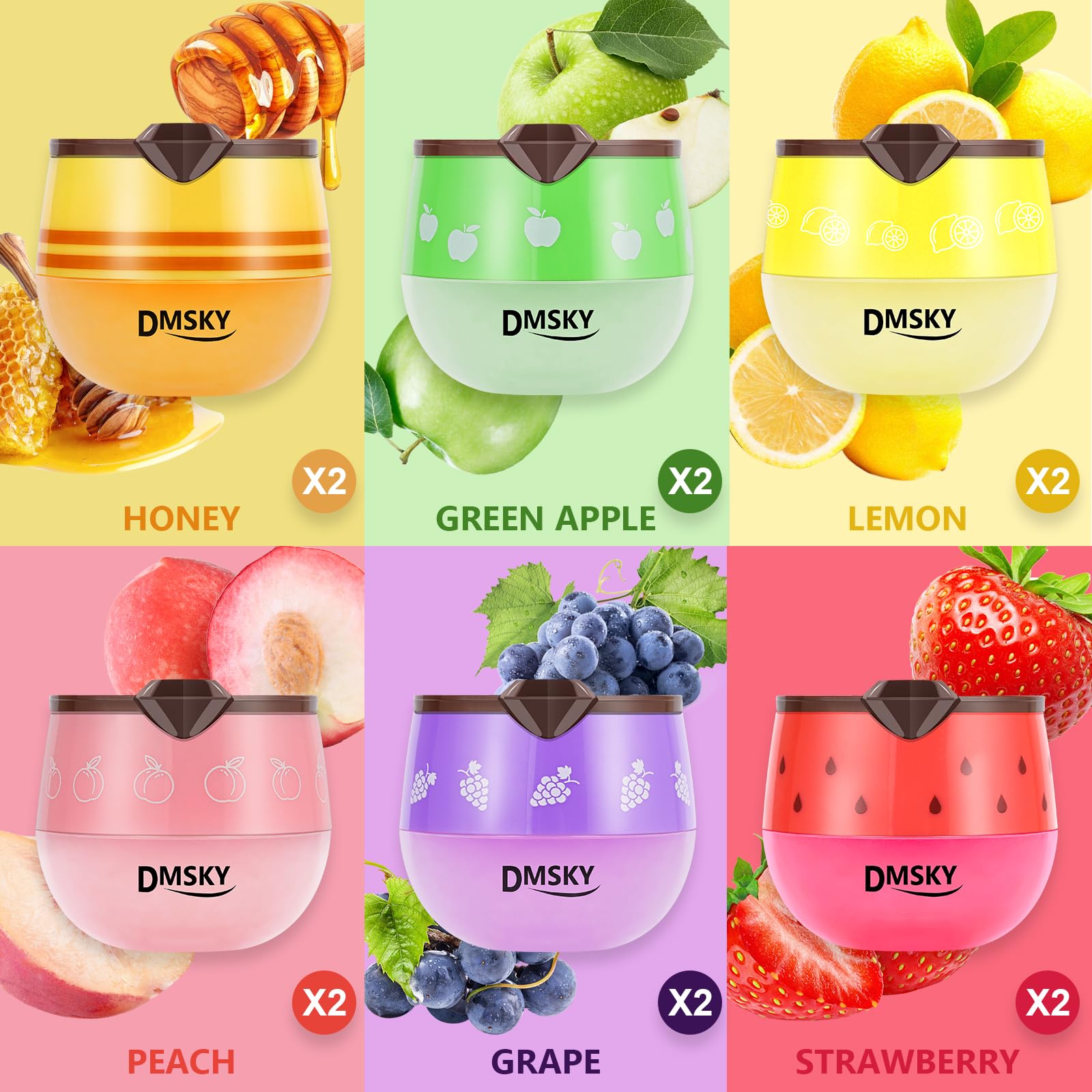 DMSKY lip mask silky texture highlights smooth, lightweight application.