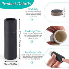 DMuuuDM oil-proof lining lip balm tube keeps formulas secure during travel.