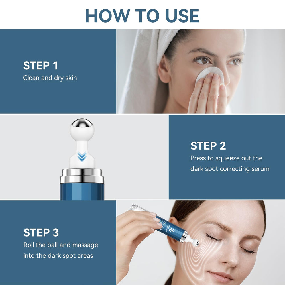 DMYGO close-up skin texture after use hints at improved uneven tone.