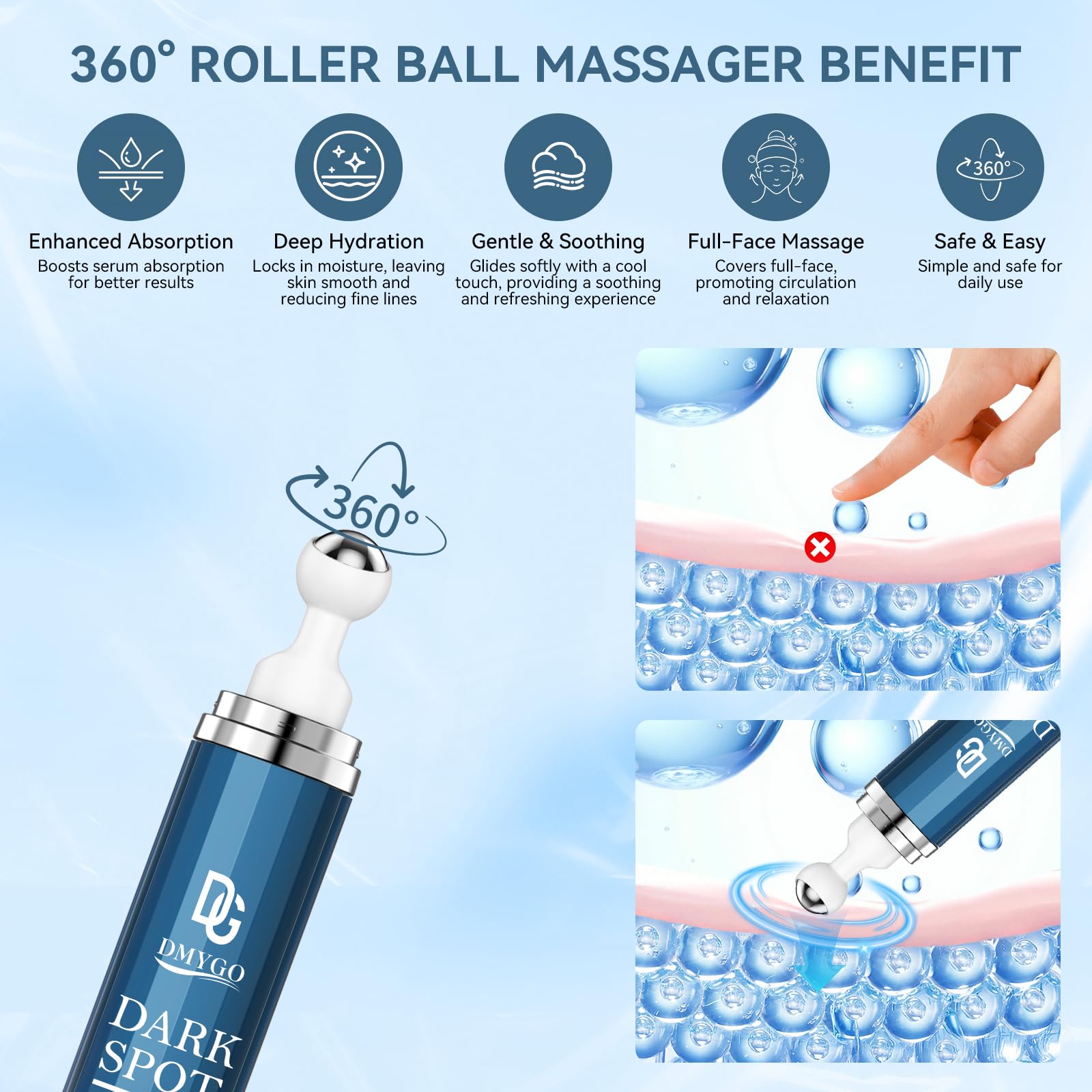 DMYGO face and body application area shows versatile use.