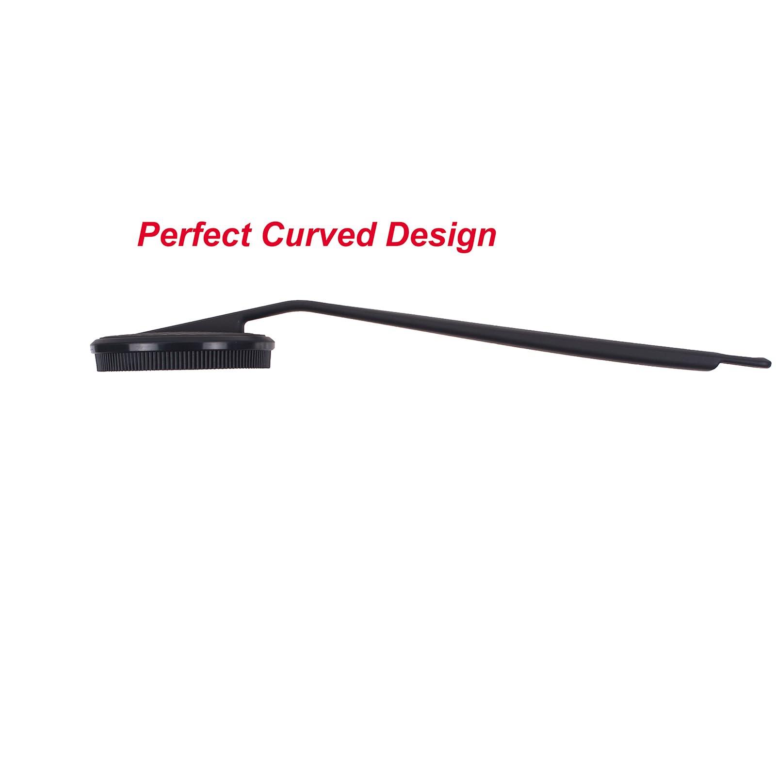 DNC back scrubber non-slip handle stays secure during vigorous scrubbing