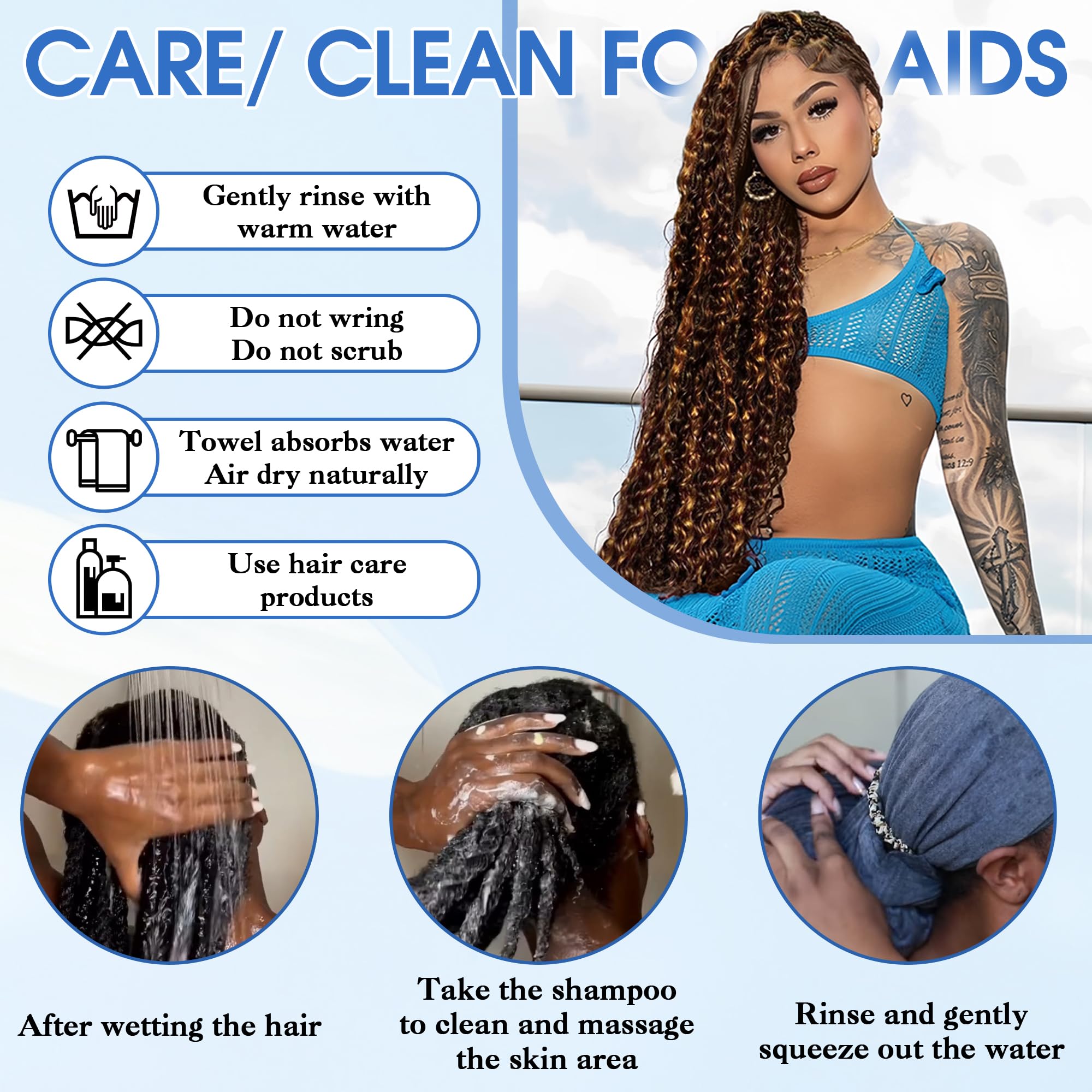 DNLOA 12A wet and wavy texture provides lush, touchable curls
