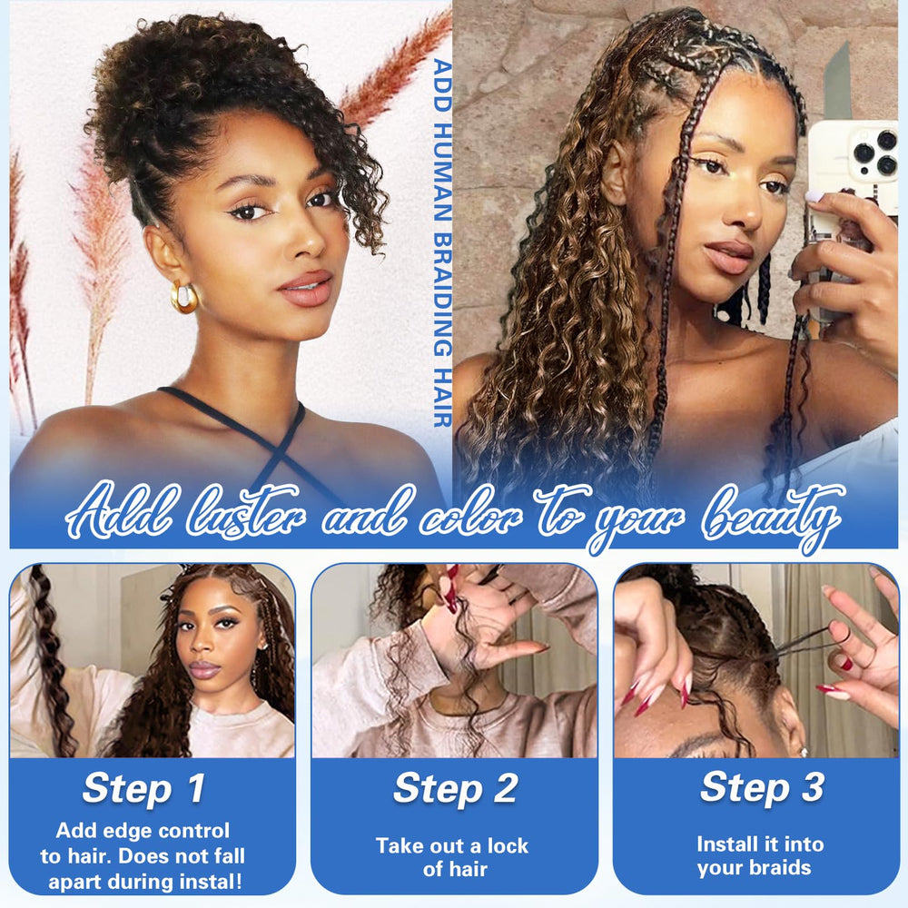 DNLOA knotless box braids extensions are comfortable and lightweight for all-day wear