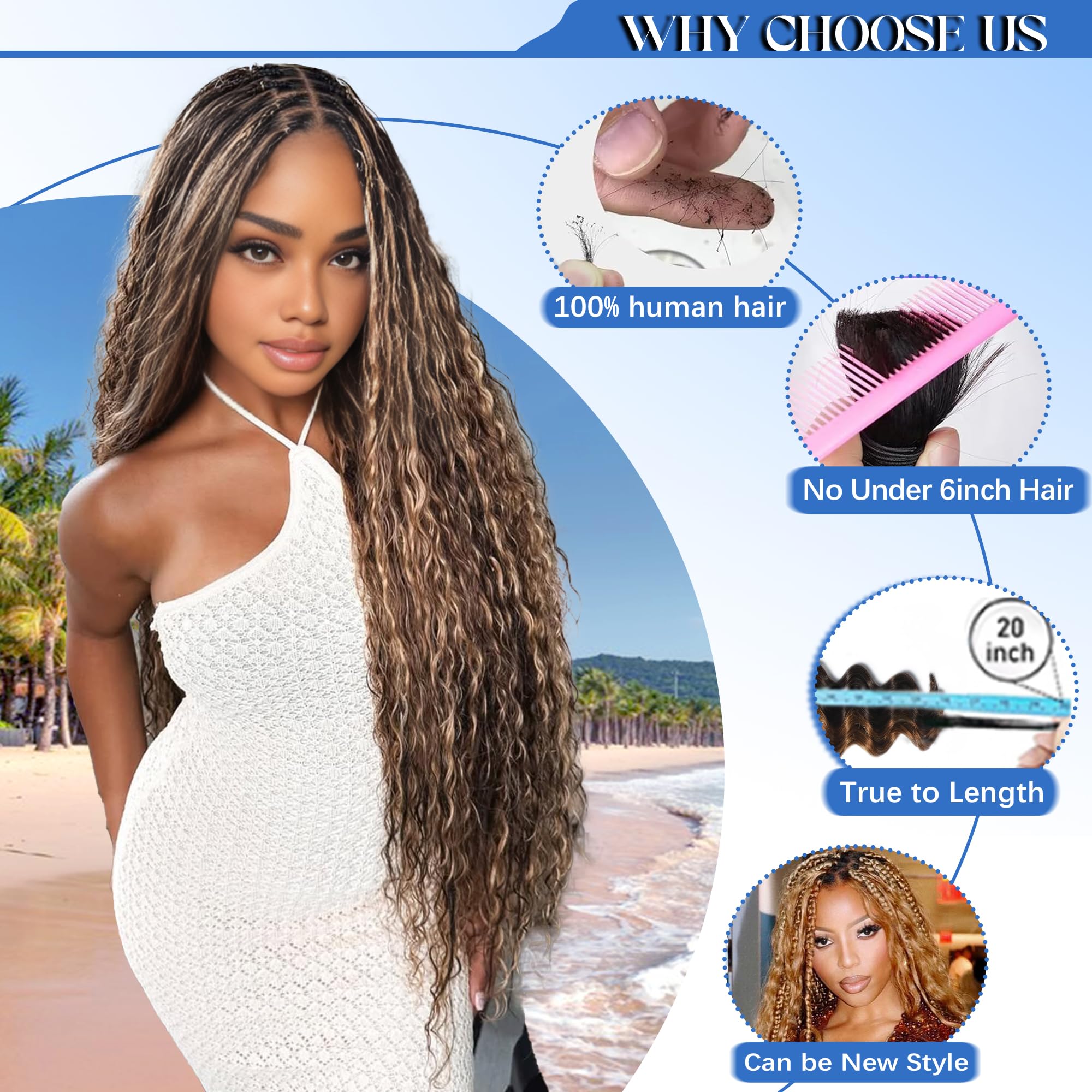 DNLOA soft, breathable hair stays comfortable during longer wear