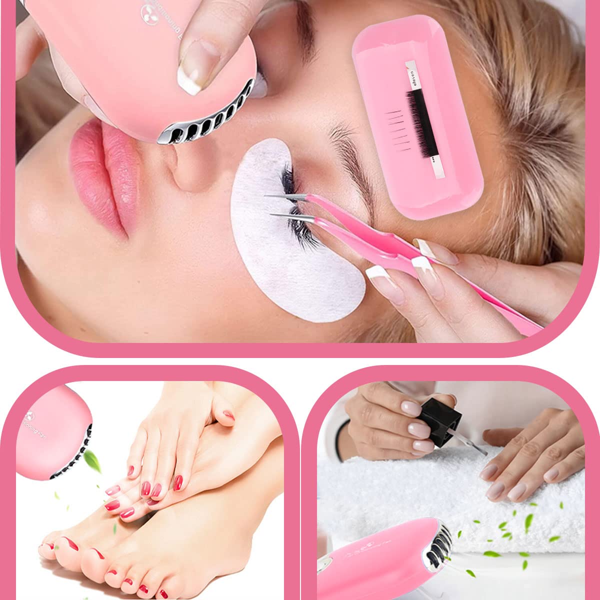 DNSGOOR lash extension kit lash cleaner for gentle cleansing.