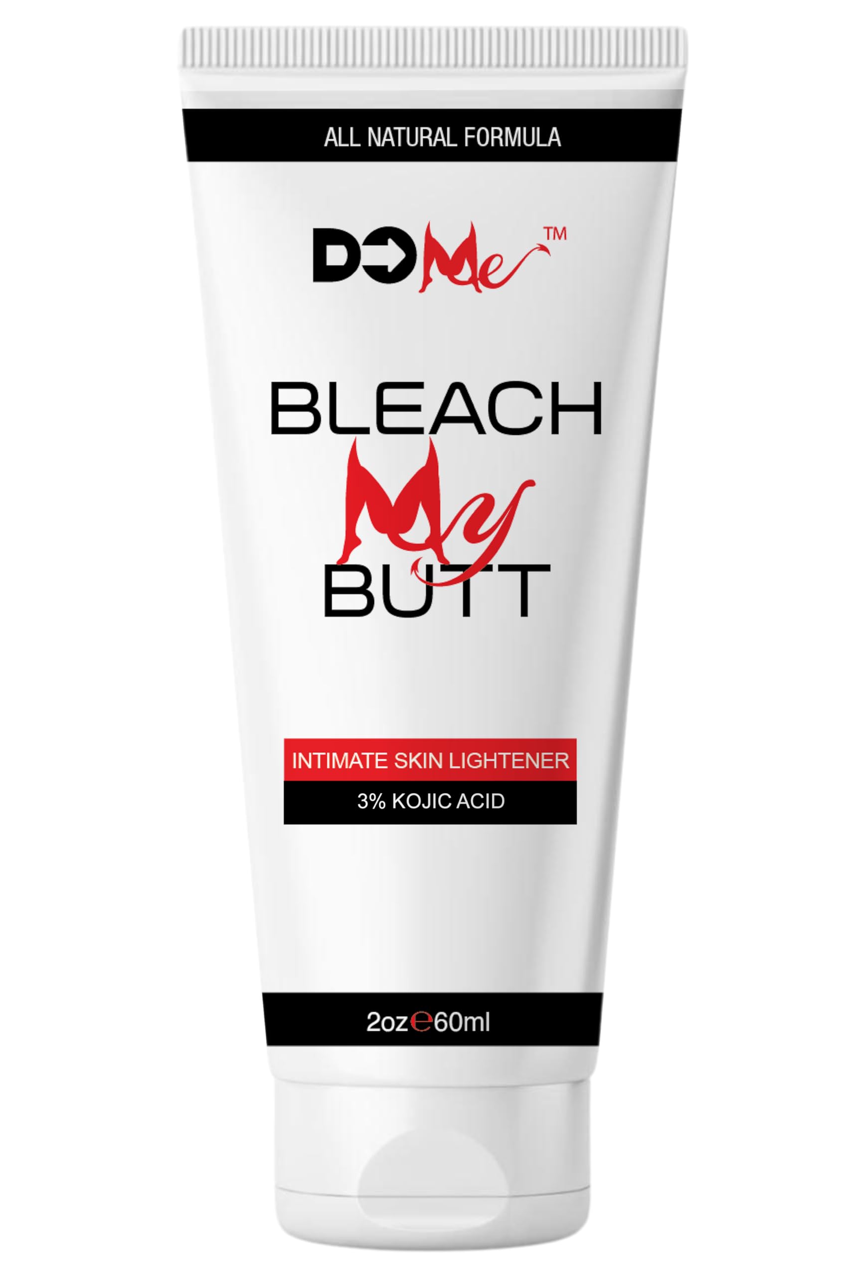 Do Me Intimate Skin Lightening Cream bottle front highlights gentle brightness for sensitive areas.