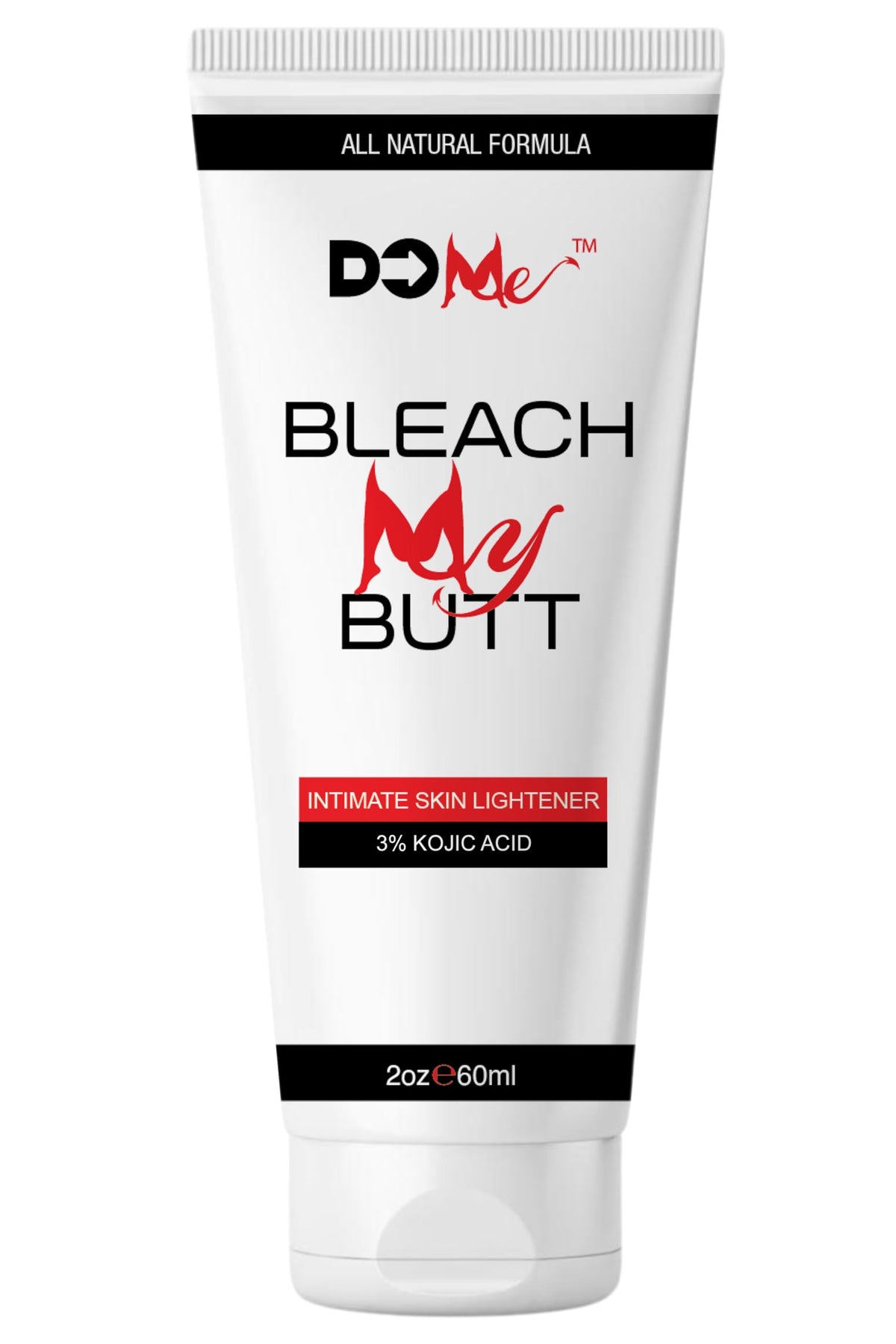 Do Me Intimate Skin Lightening Cream bottle front highlights gentle brightness for sensitive areas.