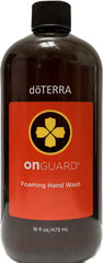 doTERRA On Guard foaming hand wash refill bottle—gentle cleansing with citrus protection.