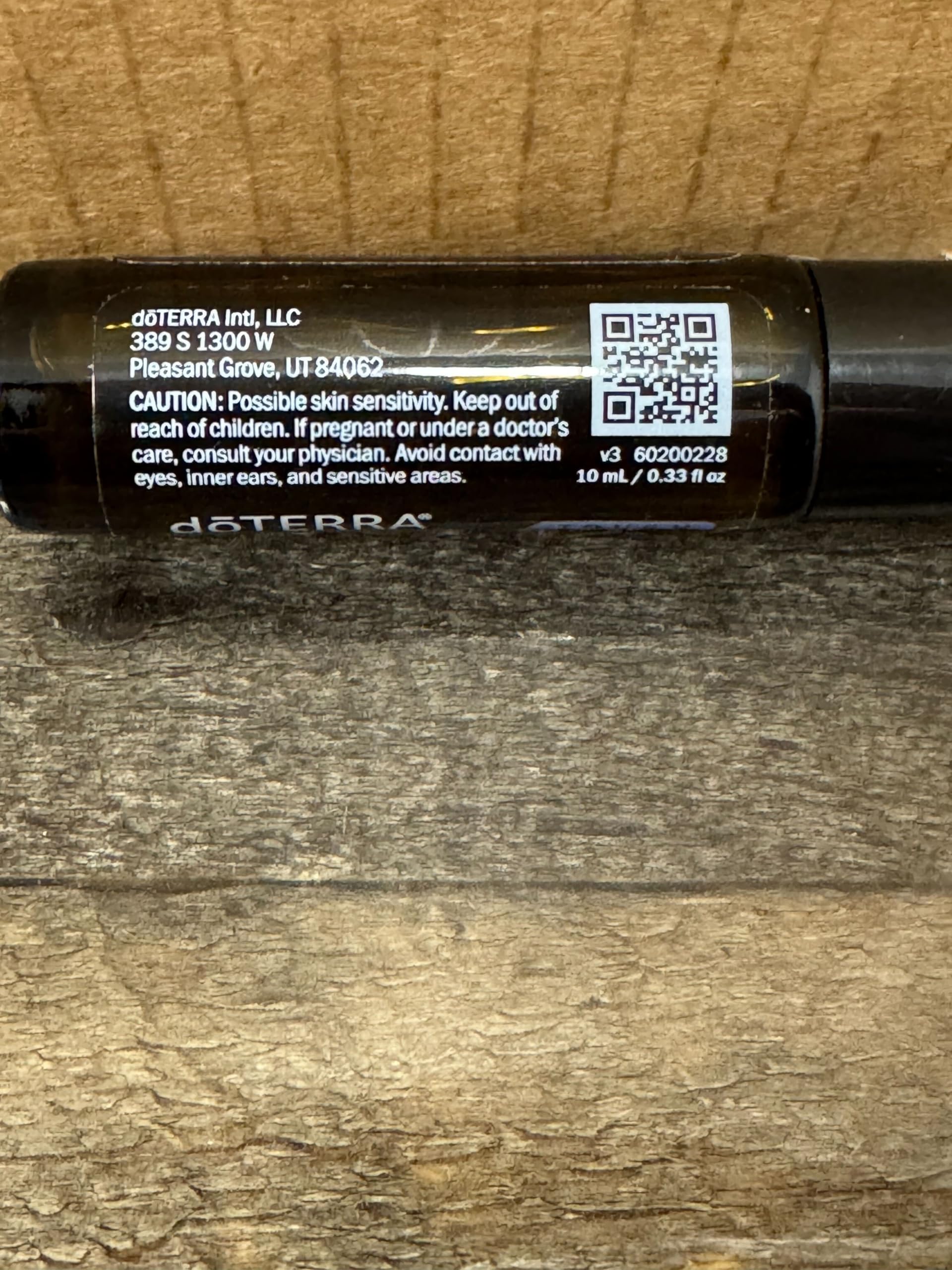 doTERRA Peppermint Touch compact 10 mL bottle for travel.