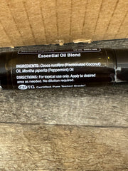 doTERRA Peppermint Touch cooling sensation applied to temples.