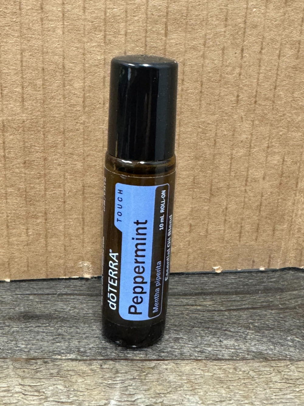 doTERRA Peppermint Touch on-the-go application for quick refresh.