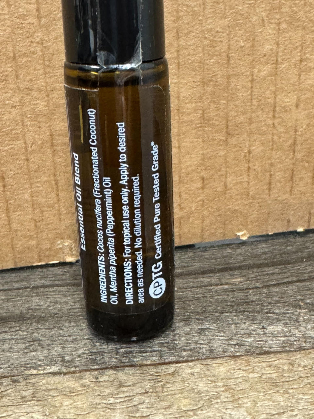 doTERRA Peppermint Touch pre-diluted formula in a roll-on for easy use.