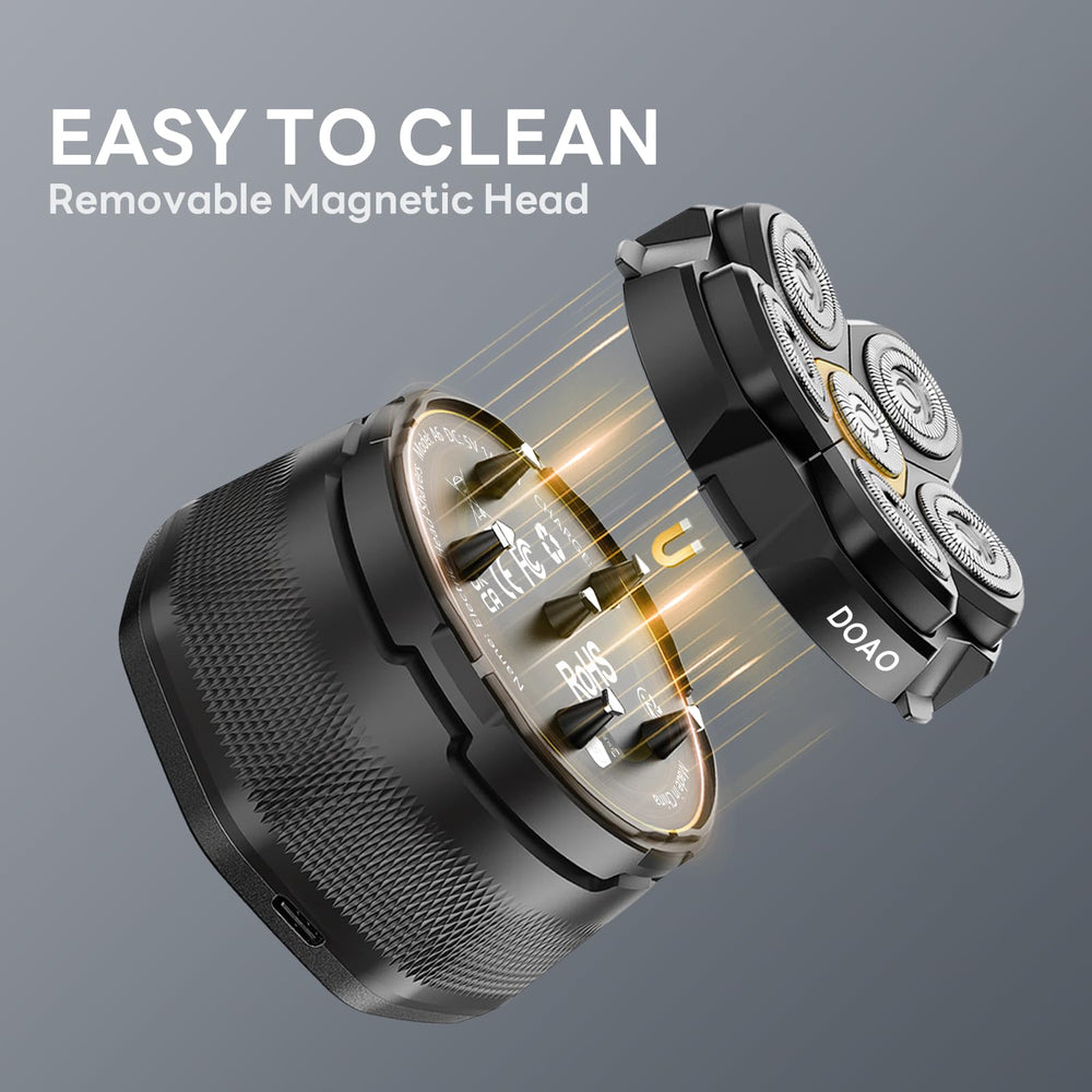 DOAO A6-Plus magnetic blade removal enables fast cleaning.
