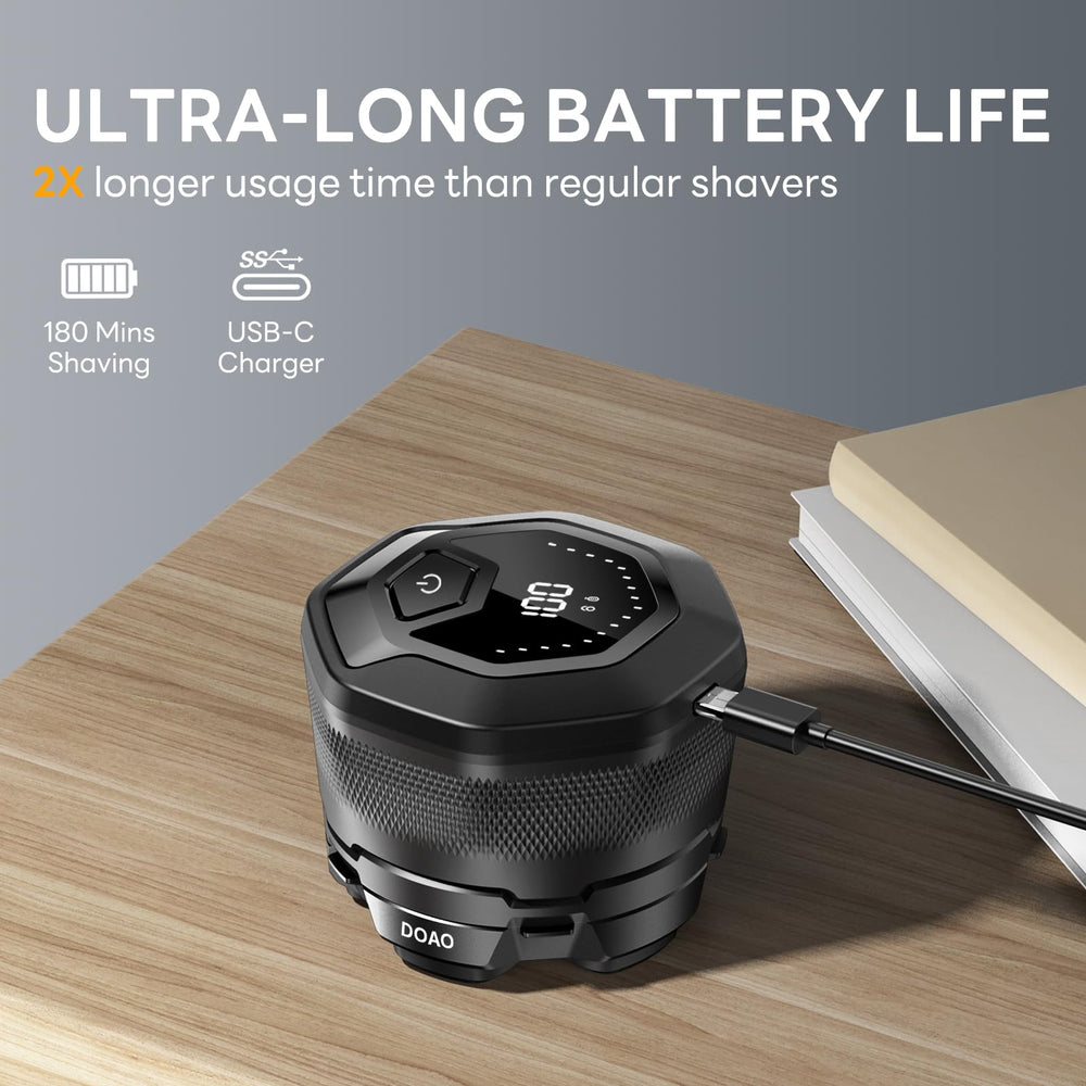 DOAO A6-Plus USB-C recharge for easy power on the go.