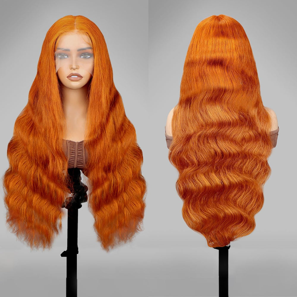 Dochuman ginger wig density 200 full appearance for bold volume