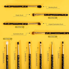 Docolor eye shader brush applies shimmer and matte shadows evenly