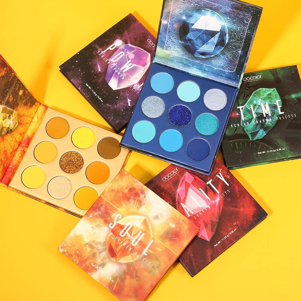 Docolor Gemstone palette enables creative makeup looks for events.