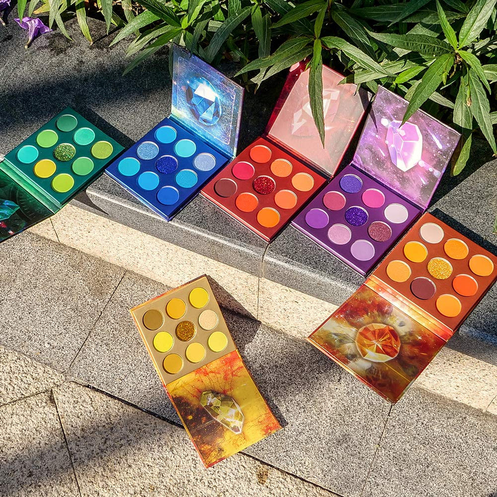 Docolor Gemstone palette handmade with premium pigments.
